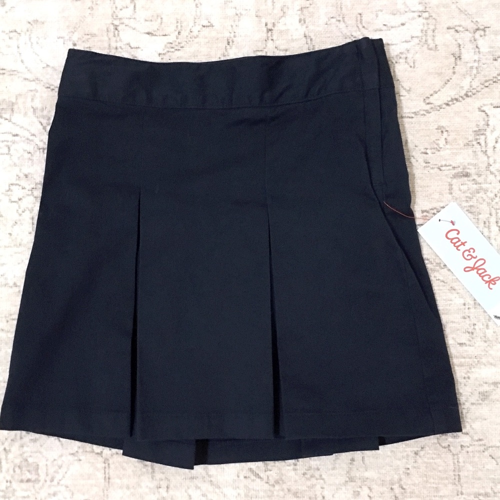 Cat & Jack Girls Navy School Uniform Skorts NWT